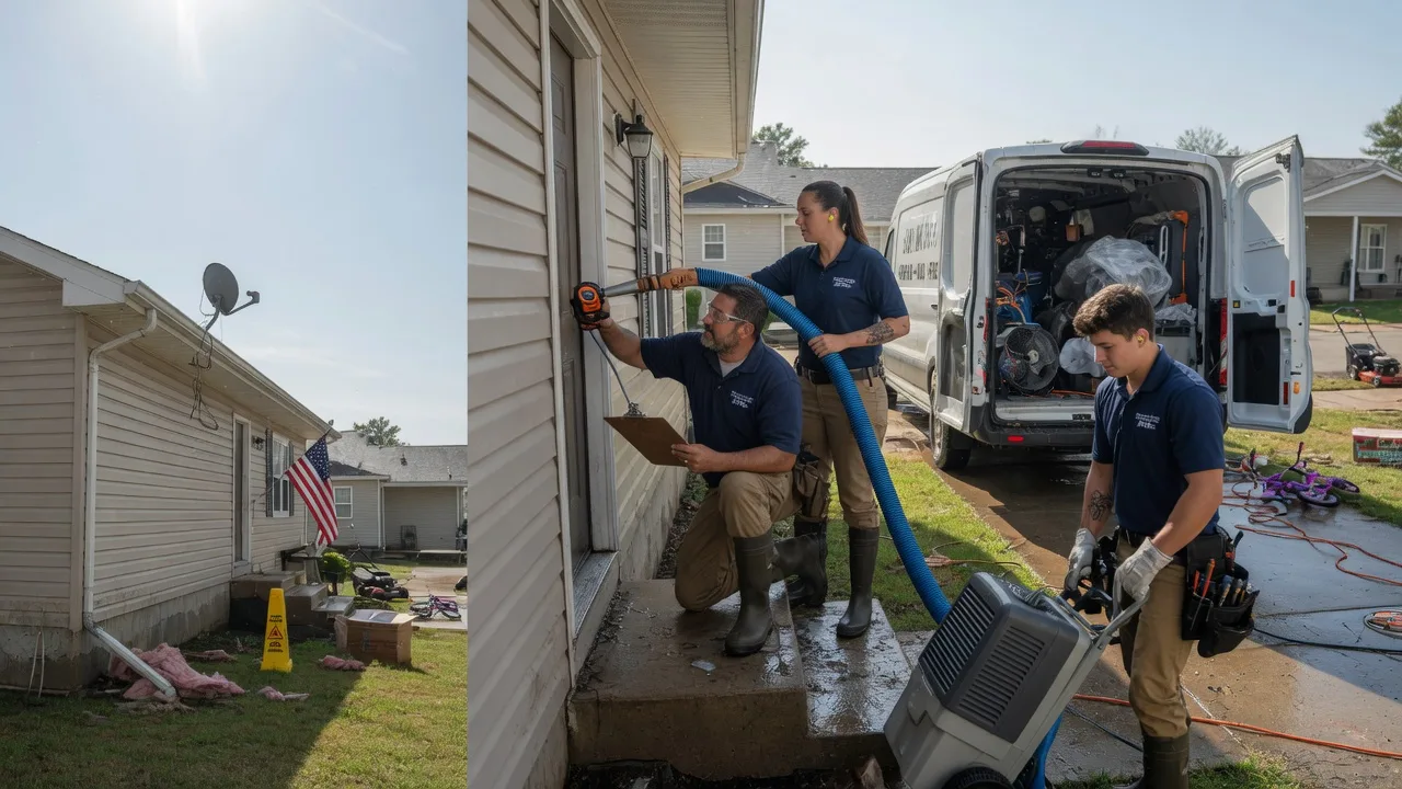 Ceiling Water Damage Restoration in Richland, IA near me